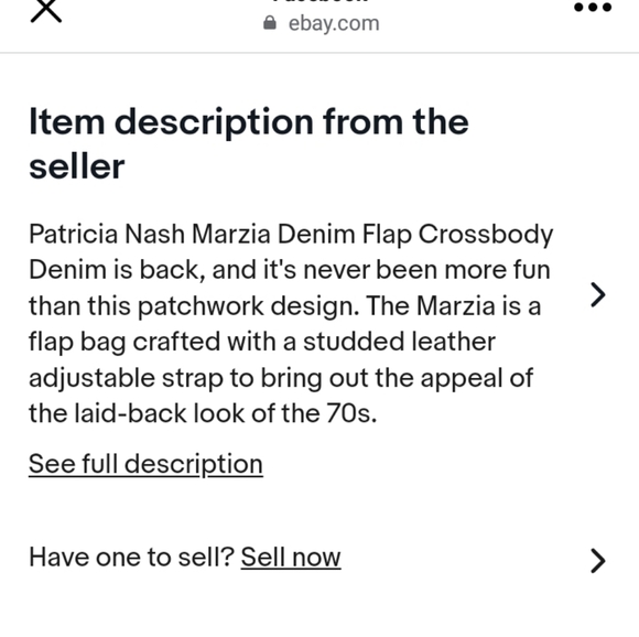 Patricia Nash Crossbody - Picture 5 of 5